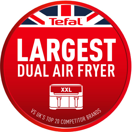 Largest dual air fryer vs UK's top 20 competitors brands