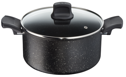 TEFAL Everest 32cm Black Aluminium Stone Effect Frying Fry Pan with Thermospot 