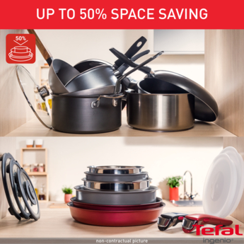 This Cookware Set Has a Detachable Handle to Save Space!