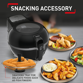 TEFAL Tefal ActiFry Advance FZ729840 Health Air Fryer, Snacking basket, Black, 1.2kg, 6