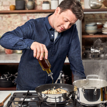 20cm Tefal Jamie Oliver Premium Series Non-Stick Frypan Stainless Steel 