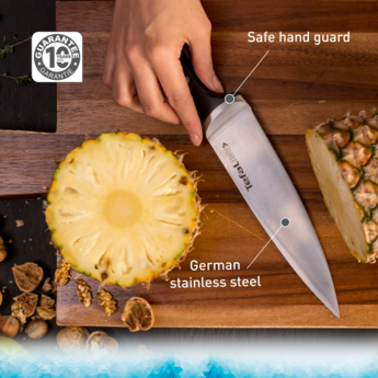 TEFAL Ice knives force 5 5 with wooden block K232S574 slots