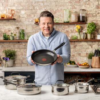 Sauteuse Tefal Jamie Oliver Quick & Easy de 25 cm avec couvercle