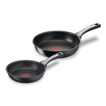 Onafhankelijk Circulaire Drink water TEFAL Tefal Unlimited ON Induction 20/26cm Non-Stick Frying Pan Twin Pack,  Black G2599002