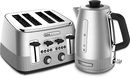 Silver kettle and toaster set sale