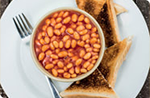 Slow cooked breakfast beans